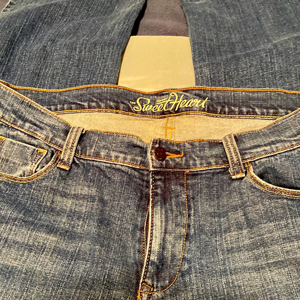 Old Navy Sweetheart Jeans. Womens 14 Long